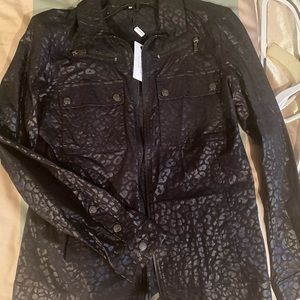 Brand new Anatomie black cheetah print jacket